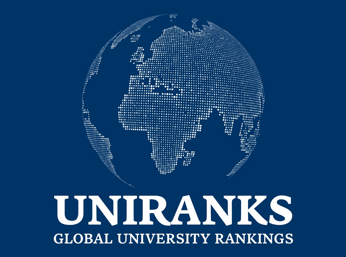 A dynamic visualization of global education trends, featuring a digital globe with university network connections, symbolizing UNIRANKS' innovative approach to redefining university rankings.