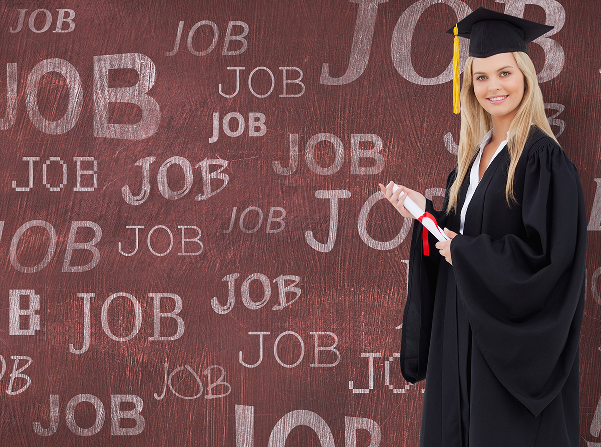 A conceptual visualization of employability-driven university rankings, showcasing career readiness, industry partnerships, and graduate success metrics.